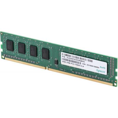 Модуль пам'яті для комп'ютера DDR3 2GB 1333 MHz Apacer (AU02GFA33C9UBGC / AU02GFA33C9QBGC) - зображення 3