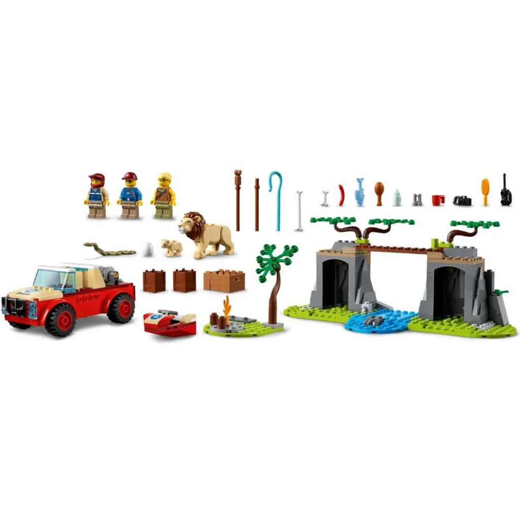 Конструктор LEGO City Рятувальний позашляховик для звірів 157 деталей (60301) - зображення 3