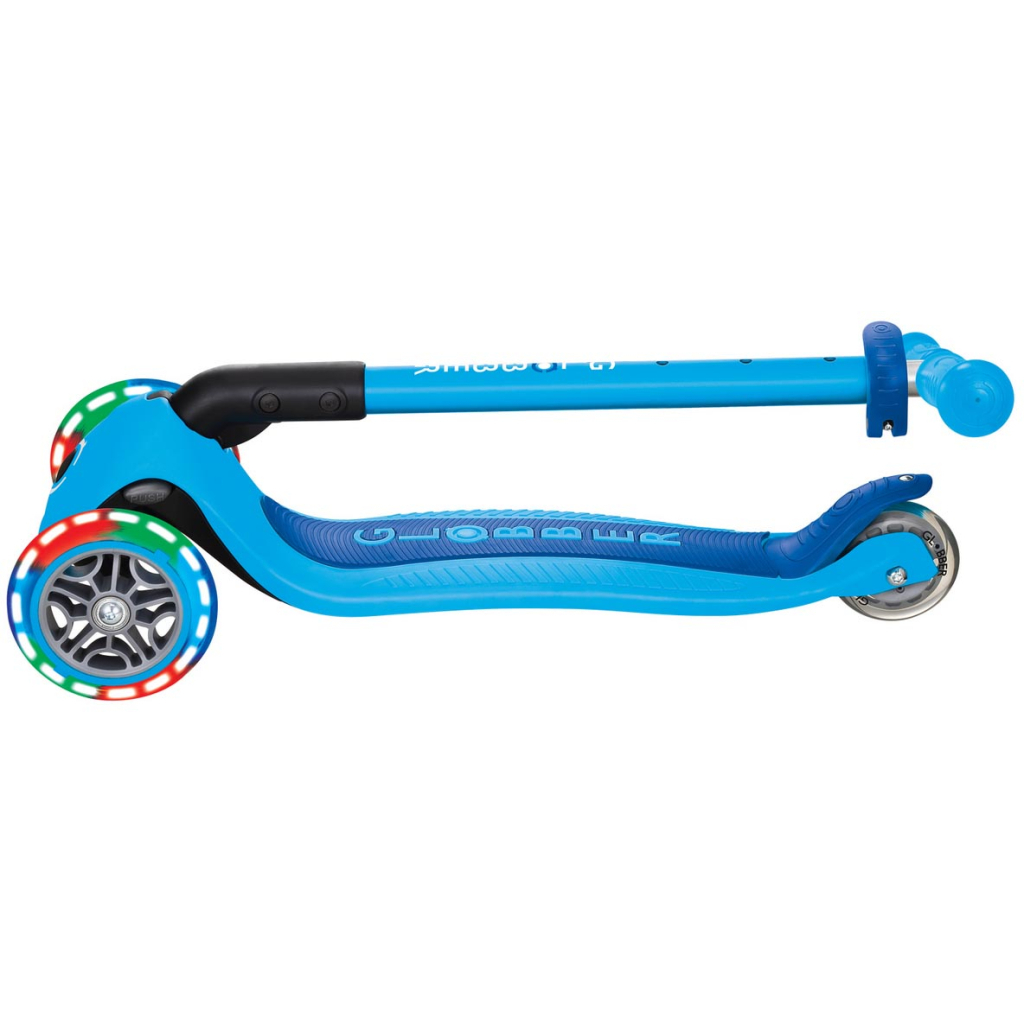Самокат Globber серії Primo Foldable Lights блакитний Колеса з підсвічуванням (432-101-3) - зображення 11