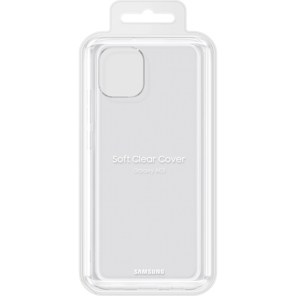 Чохол до мобільного телефона Samsung A03 Soft Clear Cover Transparent (EF-QA035TTEGRU) - зображення 2