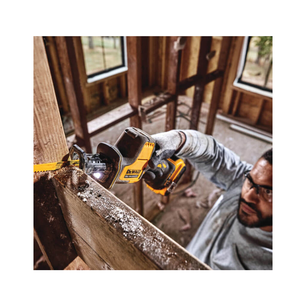 Шабельна пила DeWALT 18В XR Li-lon, 0 - 2800 ход/хв, 1.43 кг (без АКБ та ЗП) (DCS369N) - изображение 6