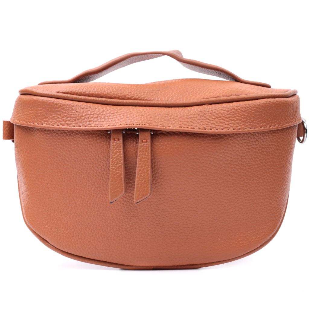 Сумка Vintage З натуральної шкіри Руда (22658) - зображення 7