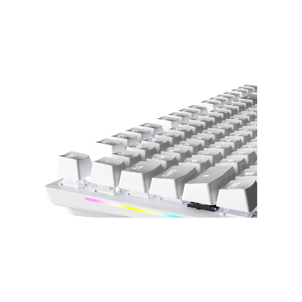 Клавіатура GamePro Genesis Joker MK124W Outemu Red Switch USB UA White (MK124W) - зображення 5