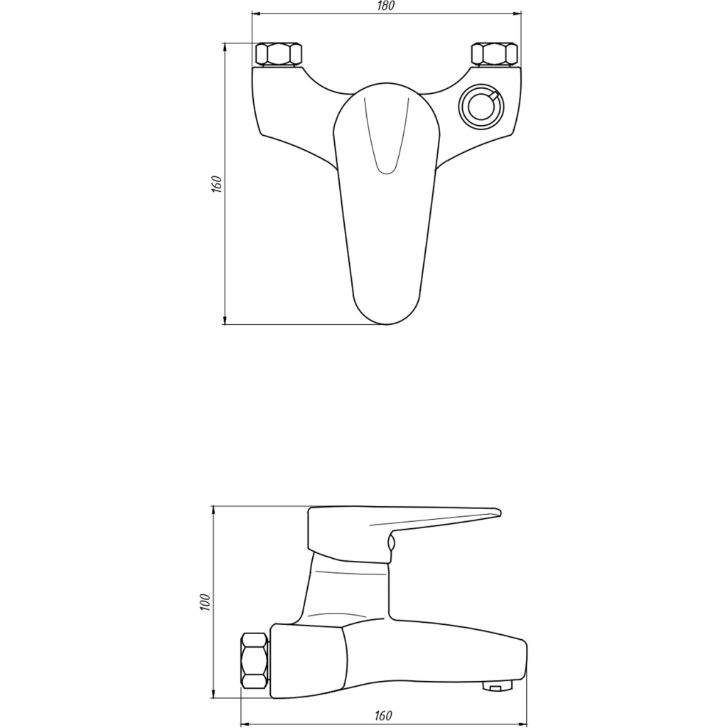 Змішувач Kroner Odra-C060 - зображення 2