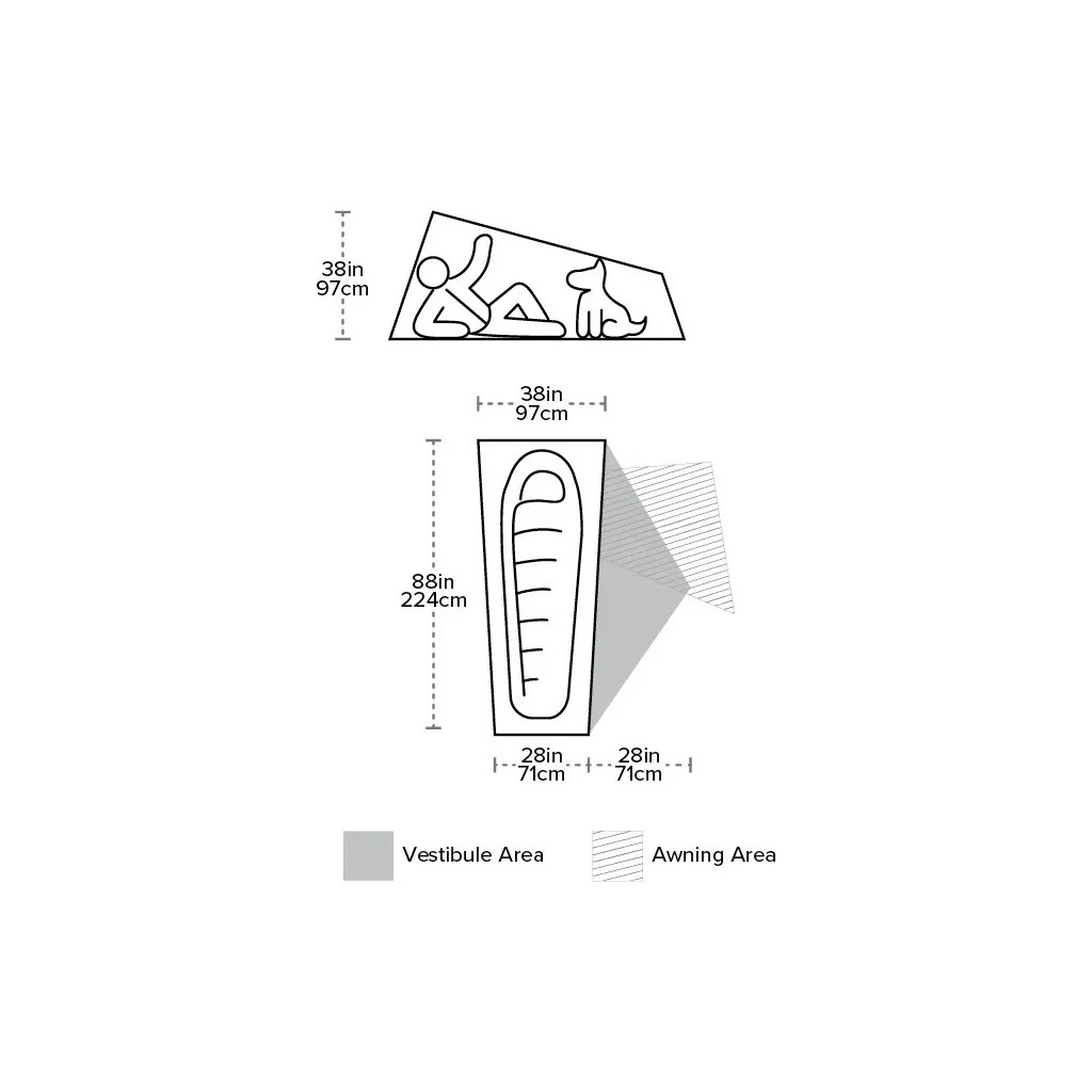 Намет Big Agnes Copper Spur HV UL1 orange (021.0058) - зображення 6
