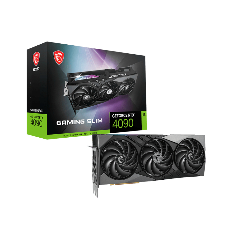 Відеокарта MSI GeForce RTX4090 24GB GAMING SLIM TRIO (RTX 4090 GAMING SLIM 24G) - зображення 2