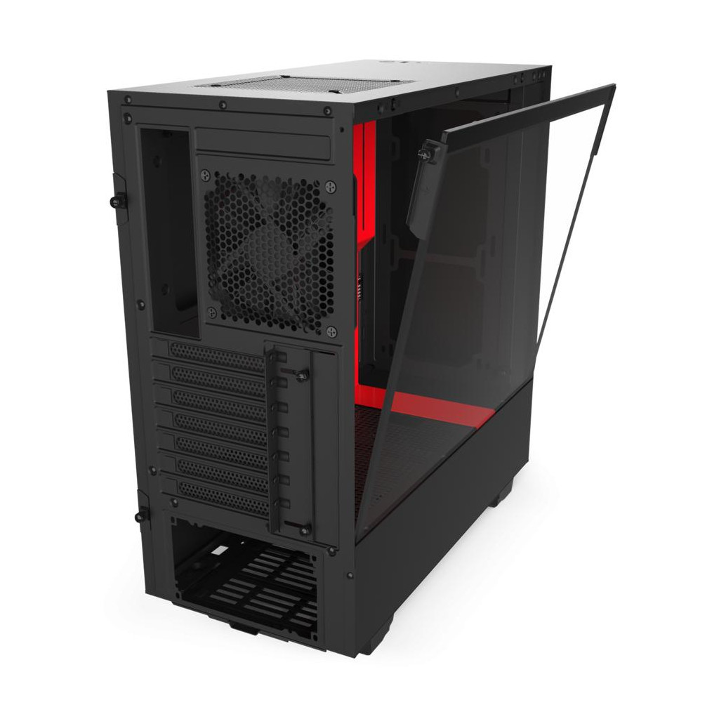 Корпус NZXT H510 Black/Red (CA-H510B-BR) - зображення 5