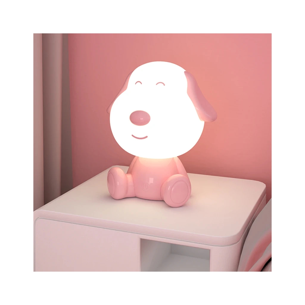 Нічник Kite Світильник LED з акумулятором Doggy, рожевий (K24-491-3-2) - зображення 5