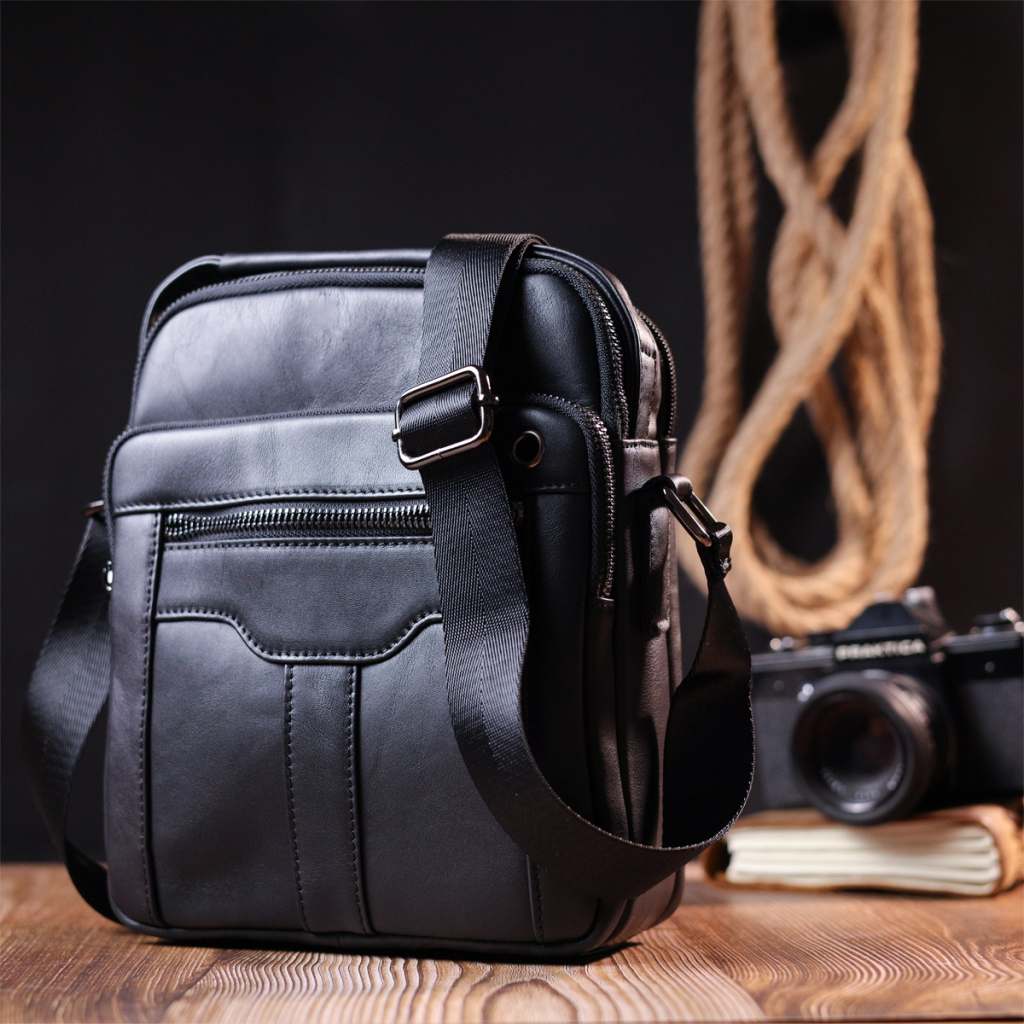 Сумка Vintage Чорна (20826) - зображення 9