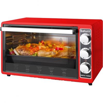 Електропіч Saturn ST-EC1073 Red - зображення 1