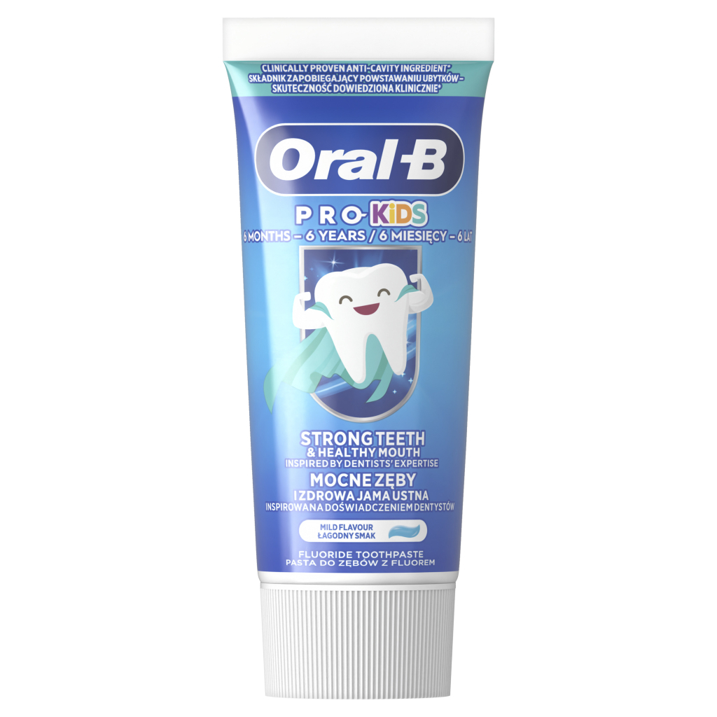 Дитяча зубна паста Oral-B Pro Kids для дітей до 6 років 50 мл (8700216089715) - изображение 2