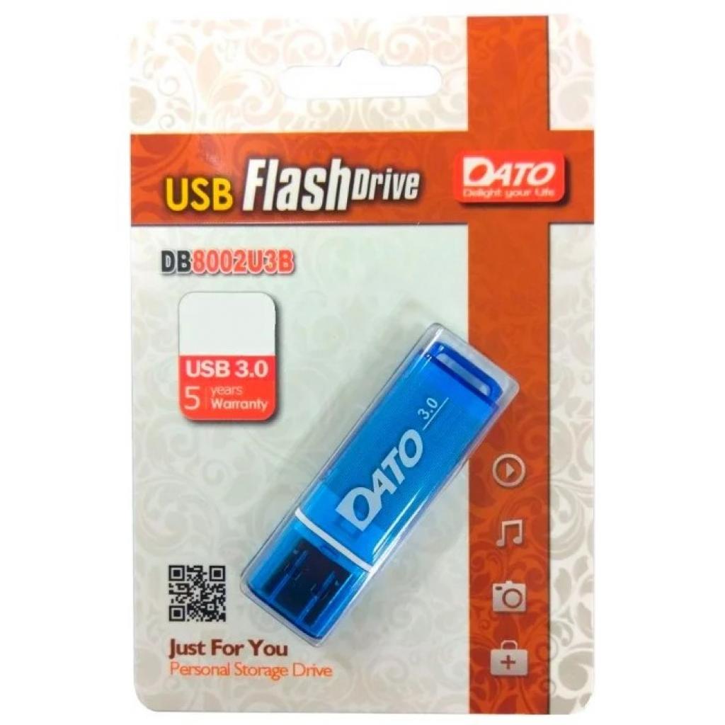 USB флеш накопичувач Dato 32GB DB8002U3 Blue USB 2.0 (DB8002U3B-32G) - зображення 3