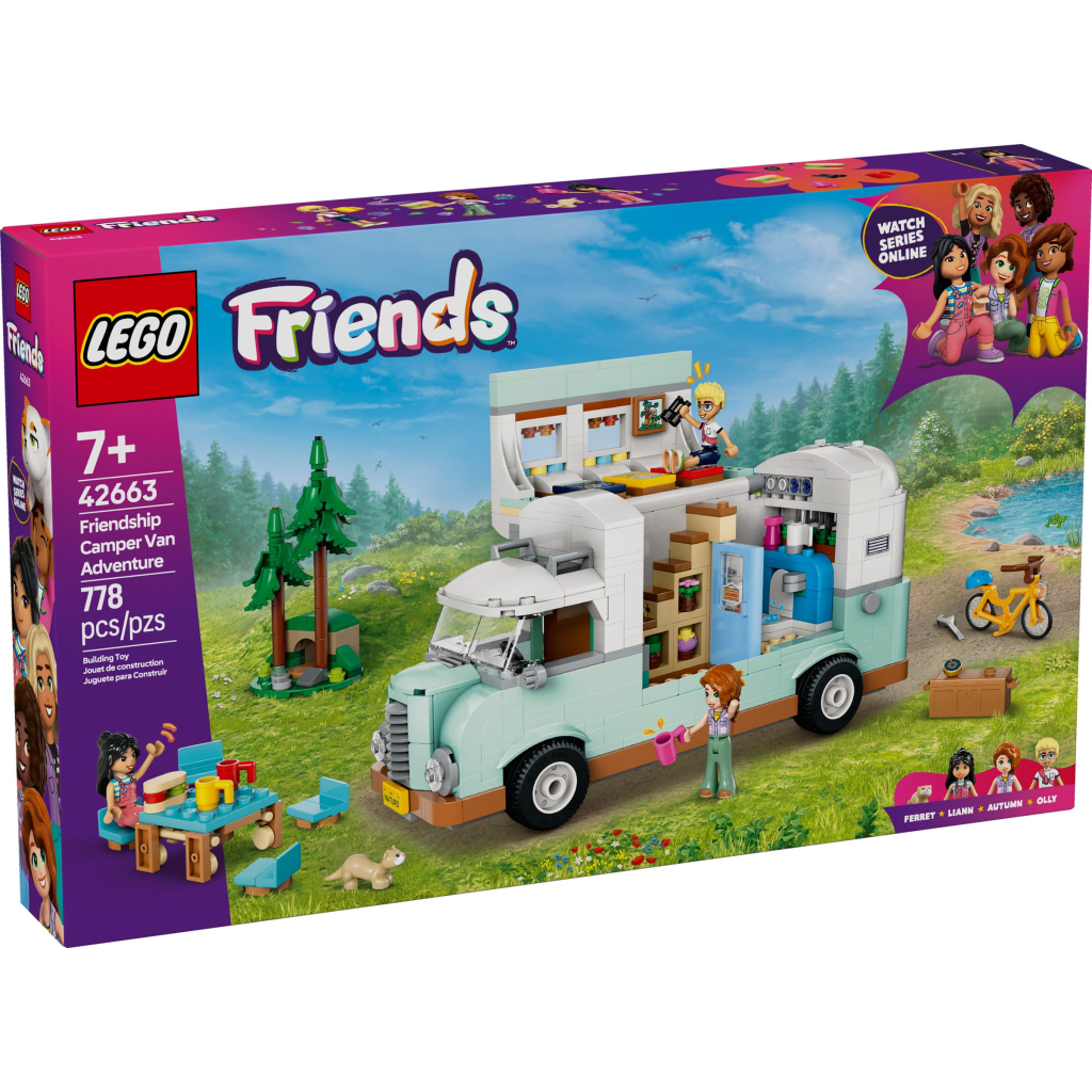 Конструктор LEGO Friends Пригоди на фургоні дружби (42663) - зображення 1