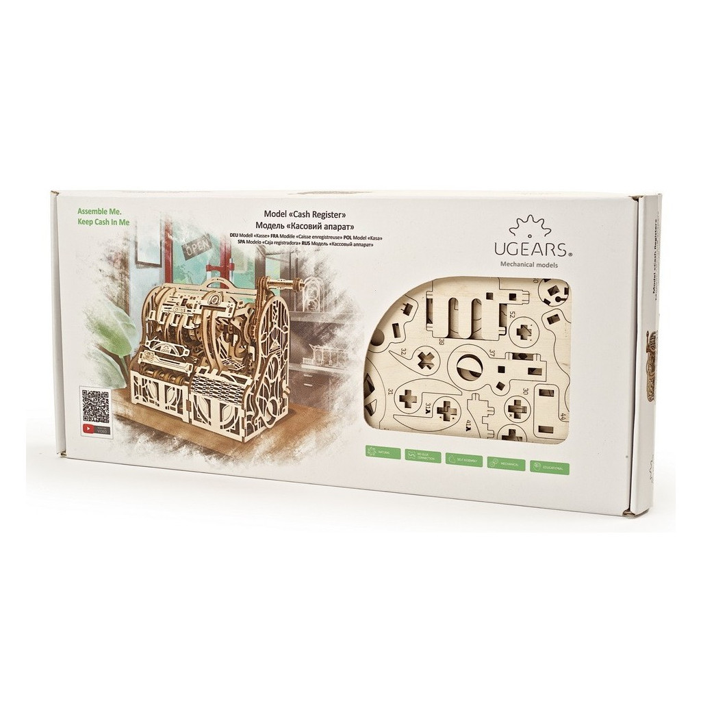 Конструктор Ugears Касовий апарат (70136) - зображення 11