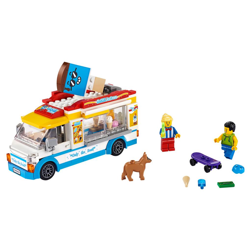 Конструктор LEGO City Great Vehicles Фургон із морозивом 200 деталей (60253) - зображення 2