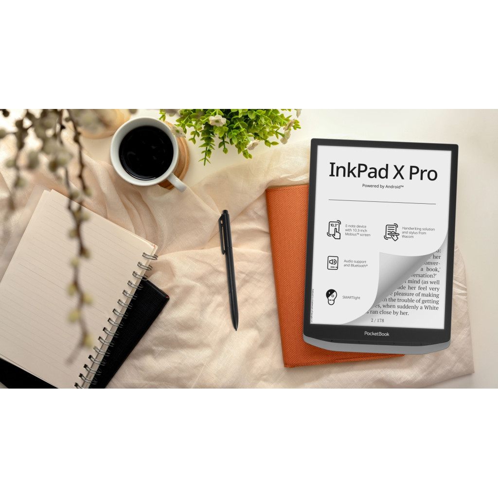 Електронна книга Pocketbook 1040D InkPad X PRO Mist Grey (PB1040D-M-WW) - зображення 10