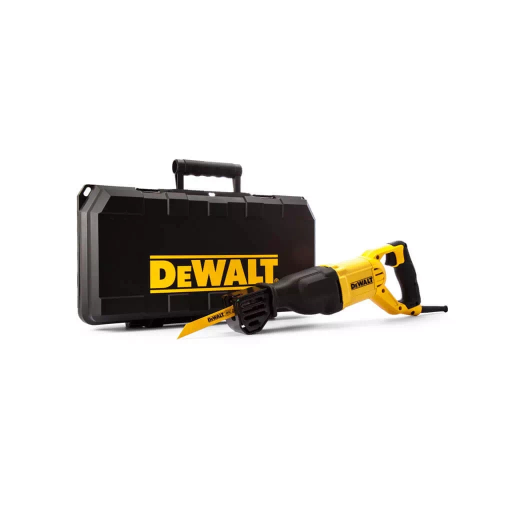 Шабельна пила DeWALT 1100 Вт, 0 - 2800 хід/хв, величина ходу 29 мм, 3.5 кг, кейс (DWE305PK) - изображение 5
