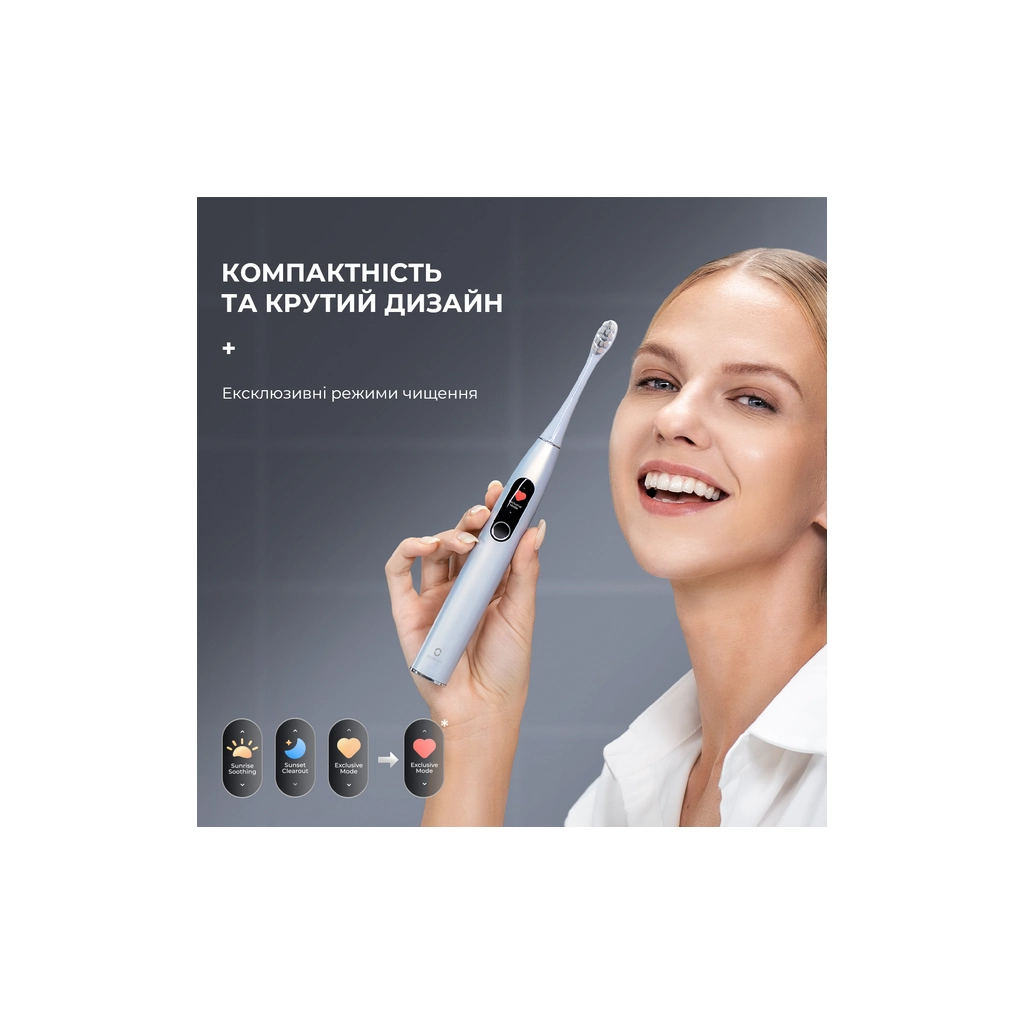 Електрична зубна щітка Oclean 6970810552560 - зображення 7