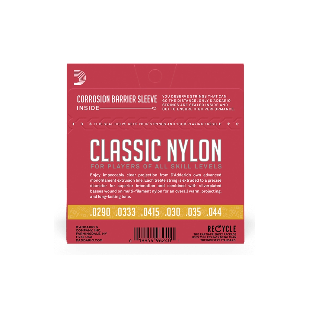 Струни для гітари D'Addario Student Classics Normal Tension 3/4 (EJ27N 3/4) - зображення 3