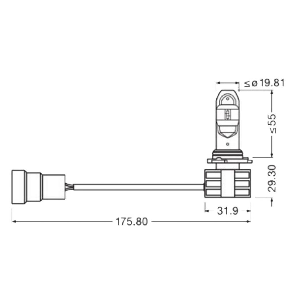 Автолампа Osram світлодіодна (OS 9736CW) - зображення 2