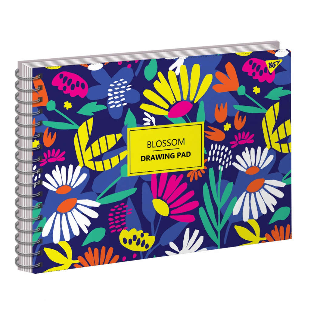 Альбом для малювання Yes А4 BLOSSOM на спіралі, 30 аркушів (130453) - зображення 1