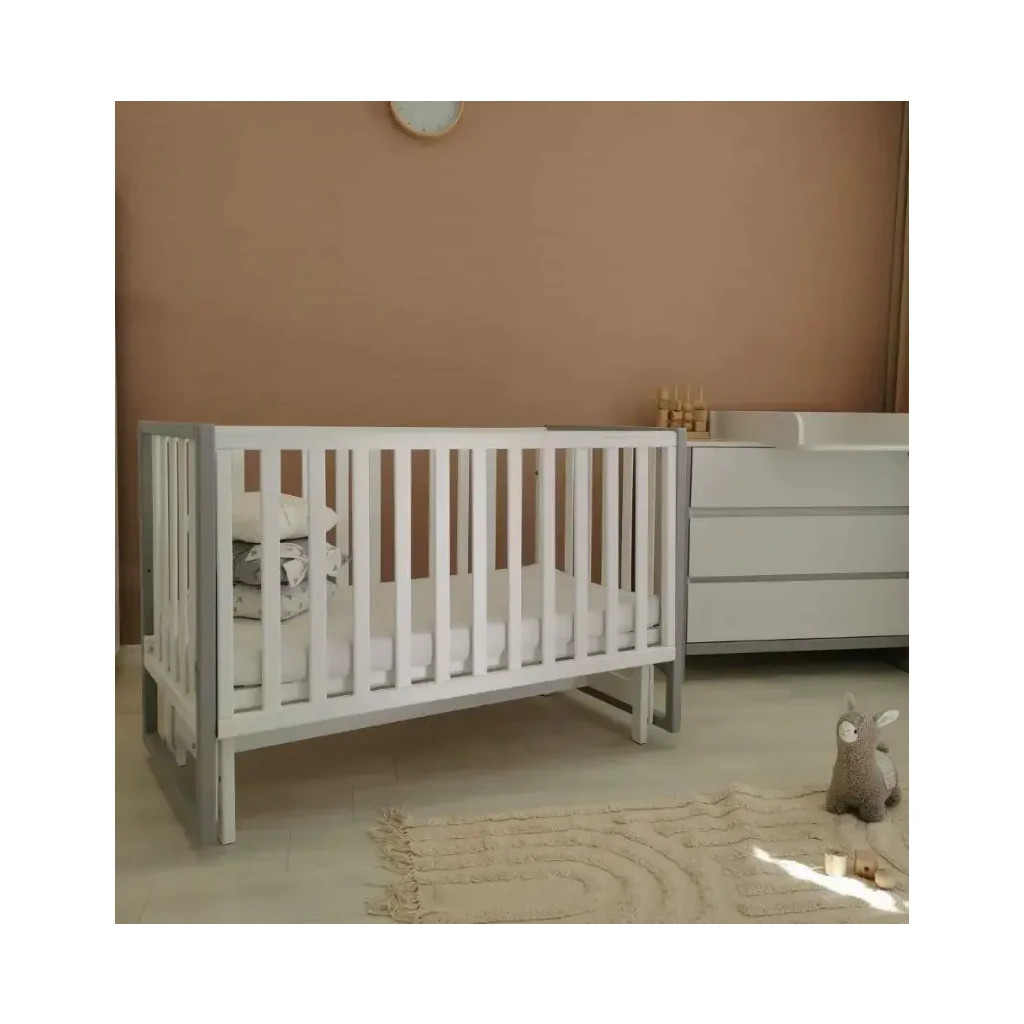 Ліжечко Angelo Люкс-12 біло-сірий (12015) - зображення 2