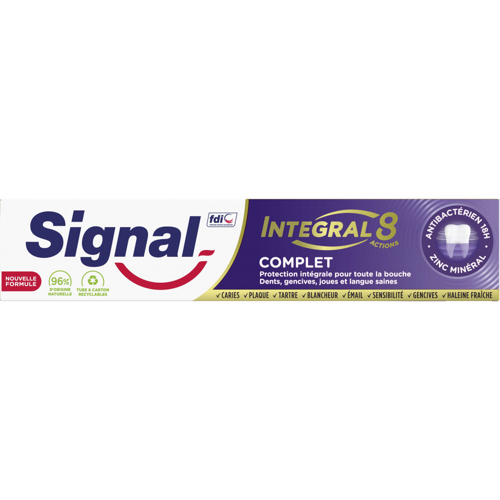 Зубна паста Signal Integral 8 Комплексний Догляд 75 мл (8720182012371/8720181416316) - зображення 1