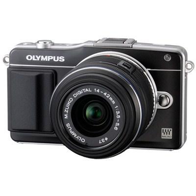 Цифровий фотоапарат Olympus PEN E-PM2 14-42 mm kit Flash Air black (V206021BE010) - зображення 1