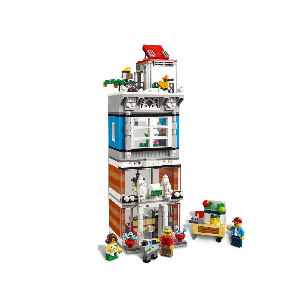 Конструктор LEGO Creator Зоомагазин і кафе в центрі міста 969 деталей (31097) - зображення 6