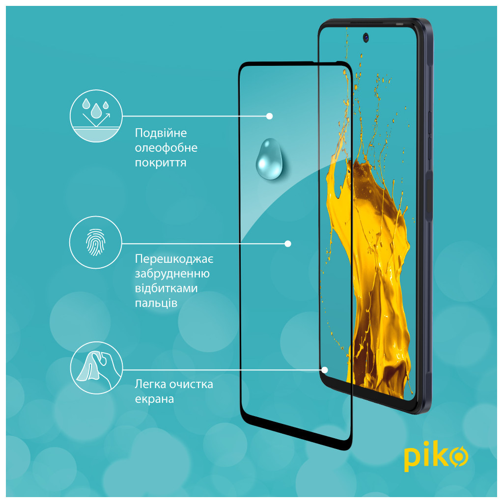 Скло захисне Piko Full Glue Tecno Pova (1283126515248) - зображення 5