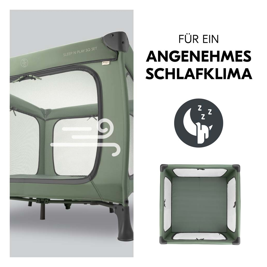 Дитячий манеж Hauck Sleep N Play SQ Dark Green (60673-5) - зображення 3