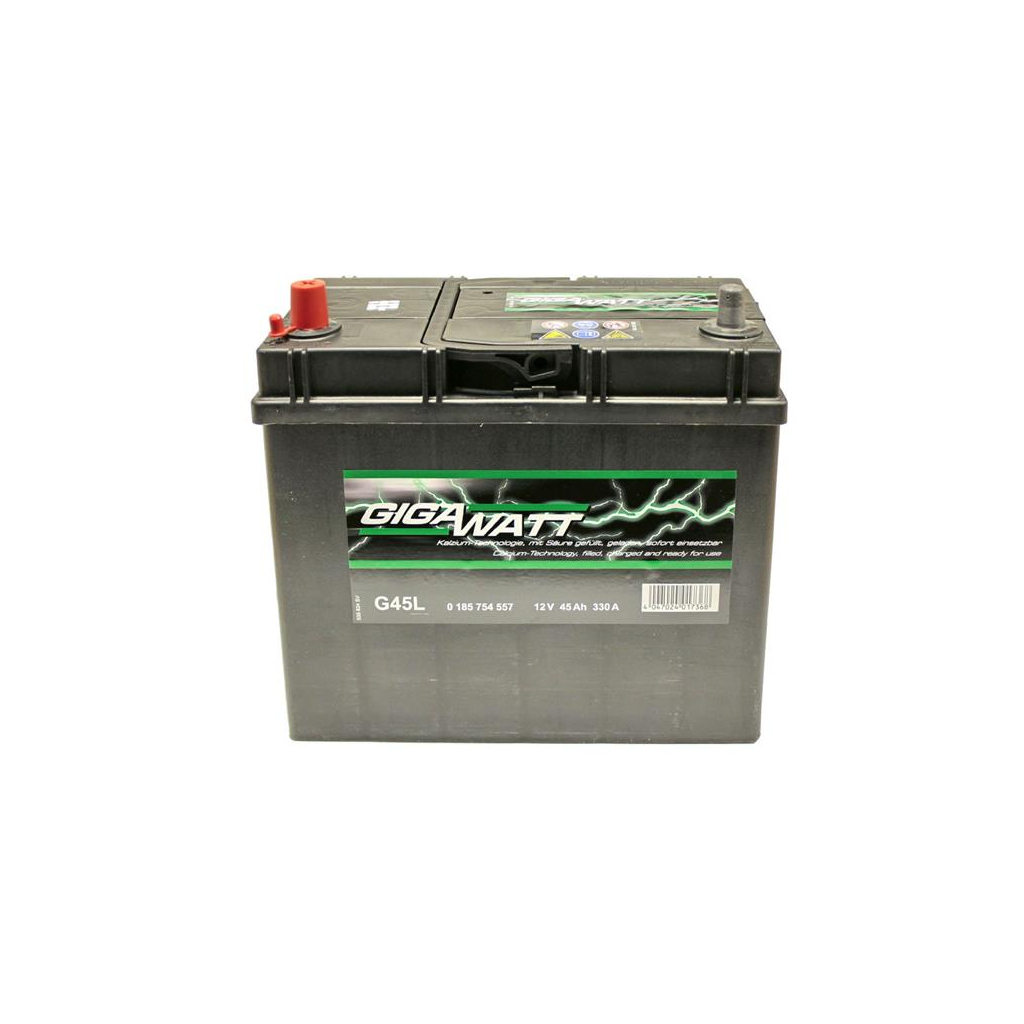 Акумулятор автомобільний GigaWatt 45А (0185754557) - изображение 1