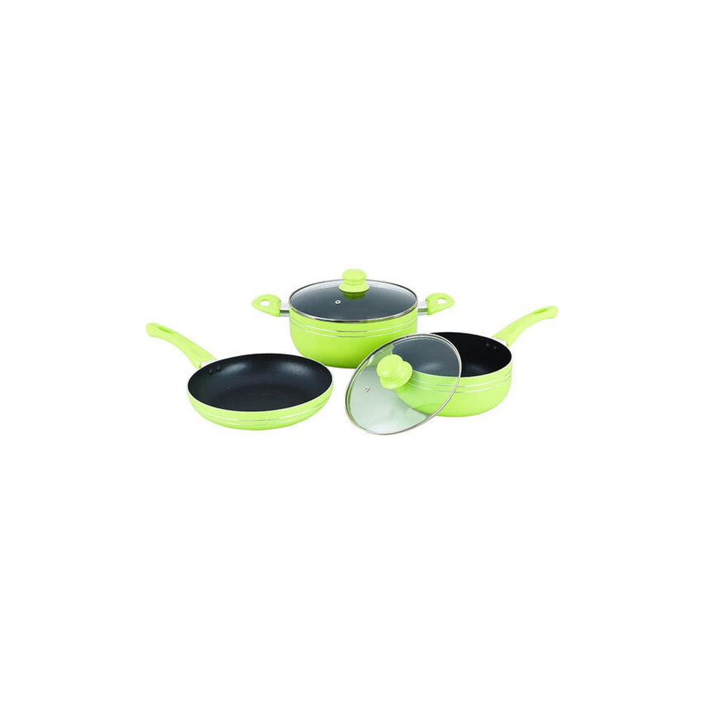 Набір посуду Gusto Green 5 пр. 20/24/24 см GT-2405/1 (100071) - зображення 1