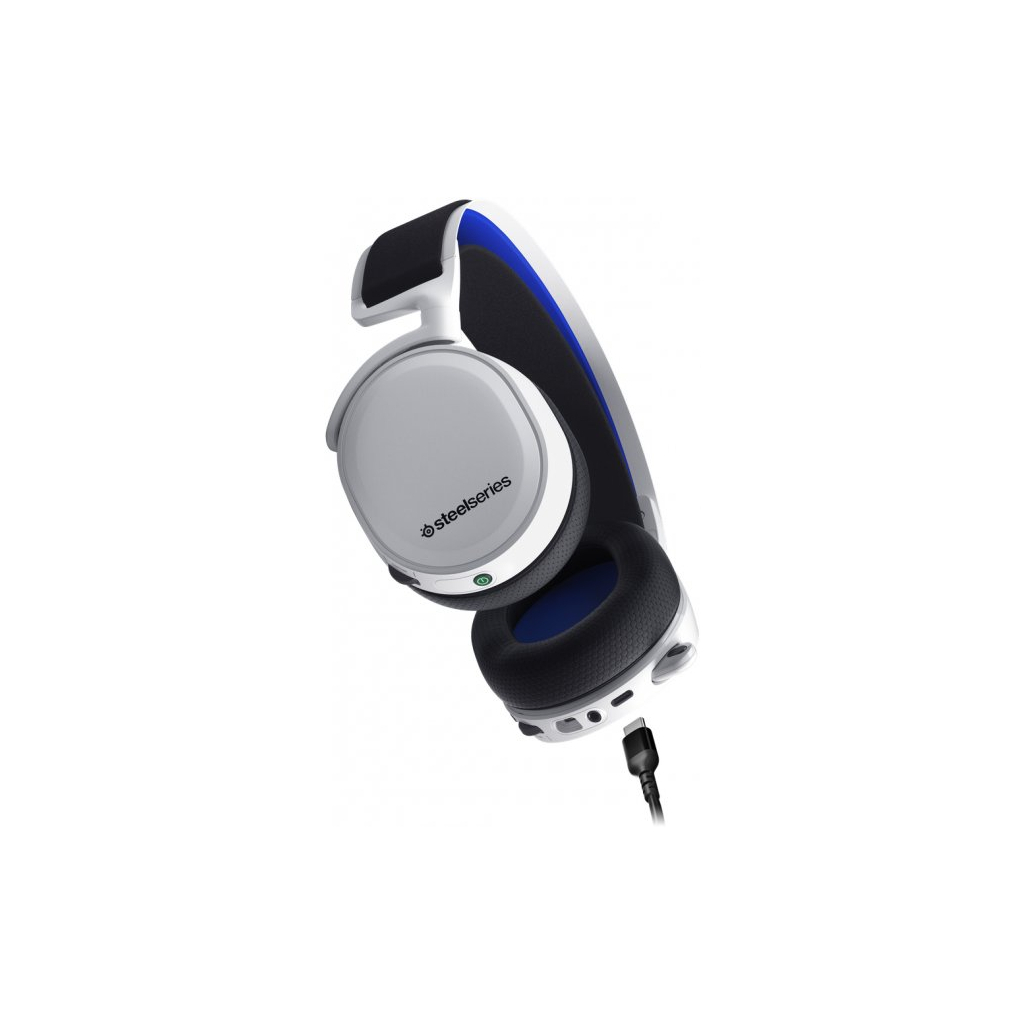 Навушники SteelSeries Arctis 7P+ for PS5 White (SS61471) - зображення 7