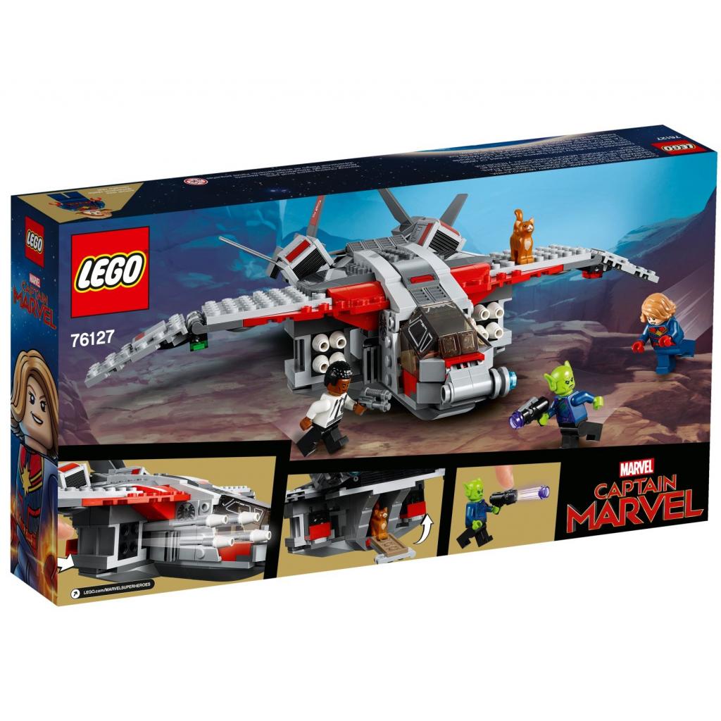 Конструктор LEGO Super Heroes Marvel Comics Капітан Марвел і атака скрулів 30 деталей (76127) - зображення 5