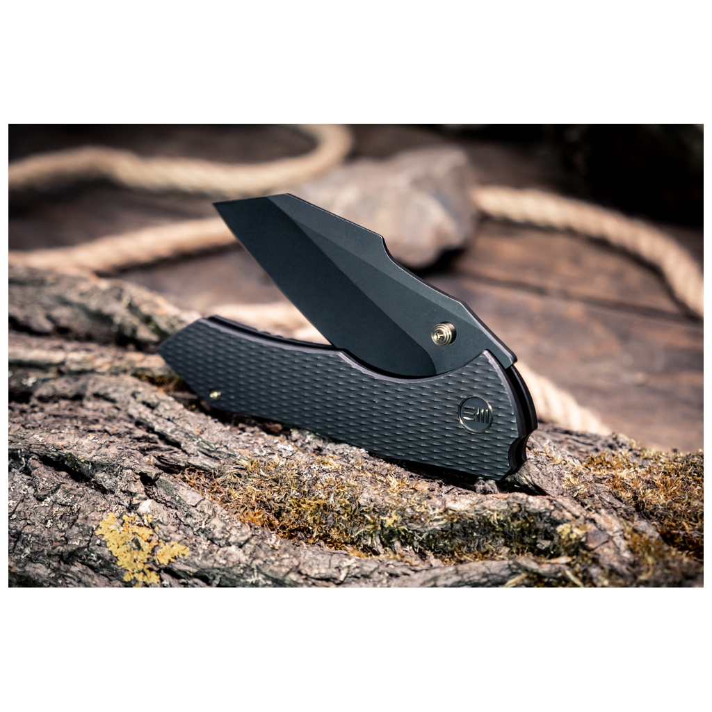 Ніж Weknife High-Fin XL, Darkwash, чорний титан (WE24010-1) - зображення 11