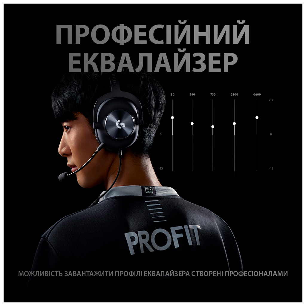 Навушники Logitech G PRO X Gaming Headset Black (981-000818) - зображення 7