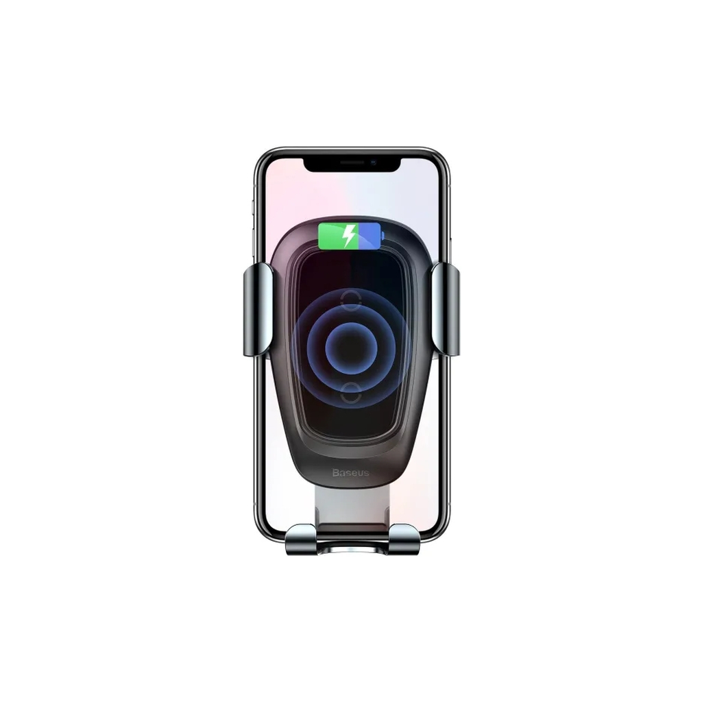 Універсальний автотримач Baseus Metal Gravity with technology Qi 10W (WXYL-B0A) - изображение 6