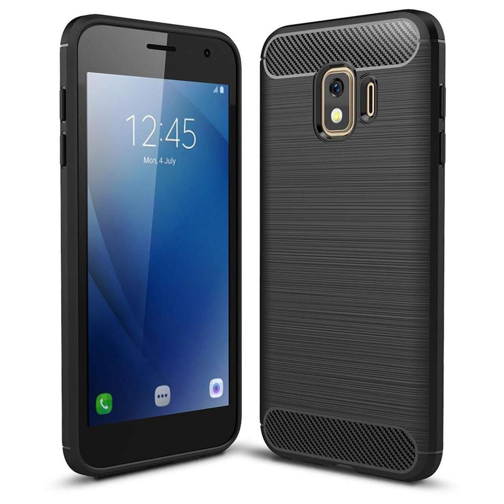 Чохол до мобільного телефона Laudtec Samsung Galaxy J2 Core Carbon Fiber (Black) (LT-J2C) - зображення 1