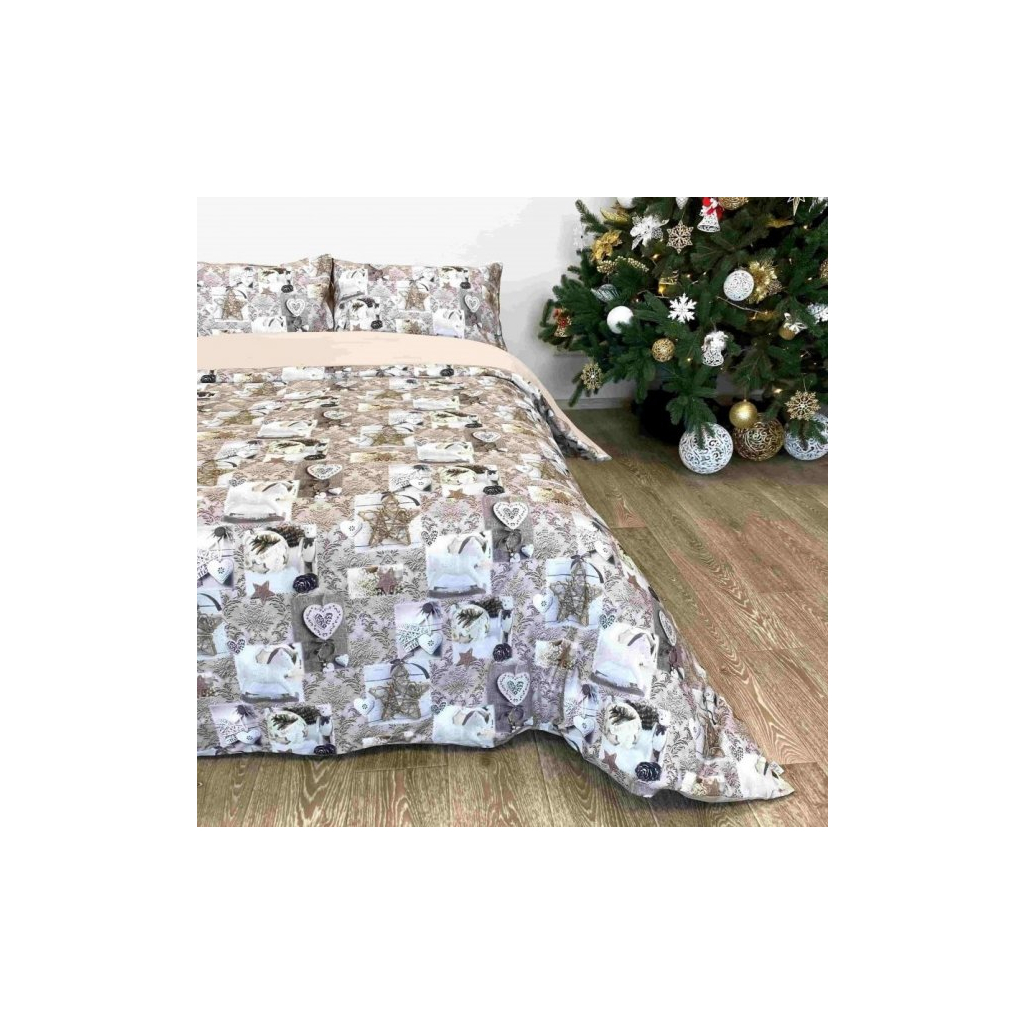Постільна білизна Прованс Digitale Beige 215х200 євро (4823093424173) - зображення 2