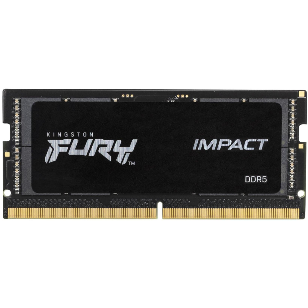 Модуль пам'яті для ноутбука SoDIMM DDR5 64GB (2x32GB) 4800 MHz FURY Impact Kingston Fury (ex.HyperX) (KF548S38IBK2-64) - зображення 2