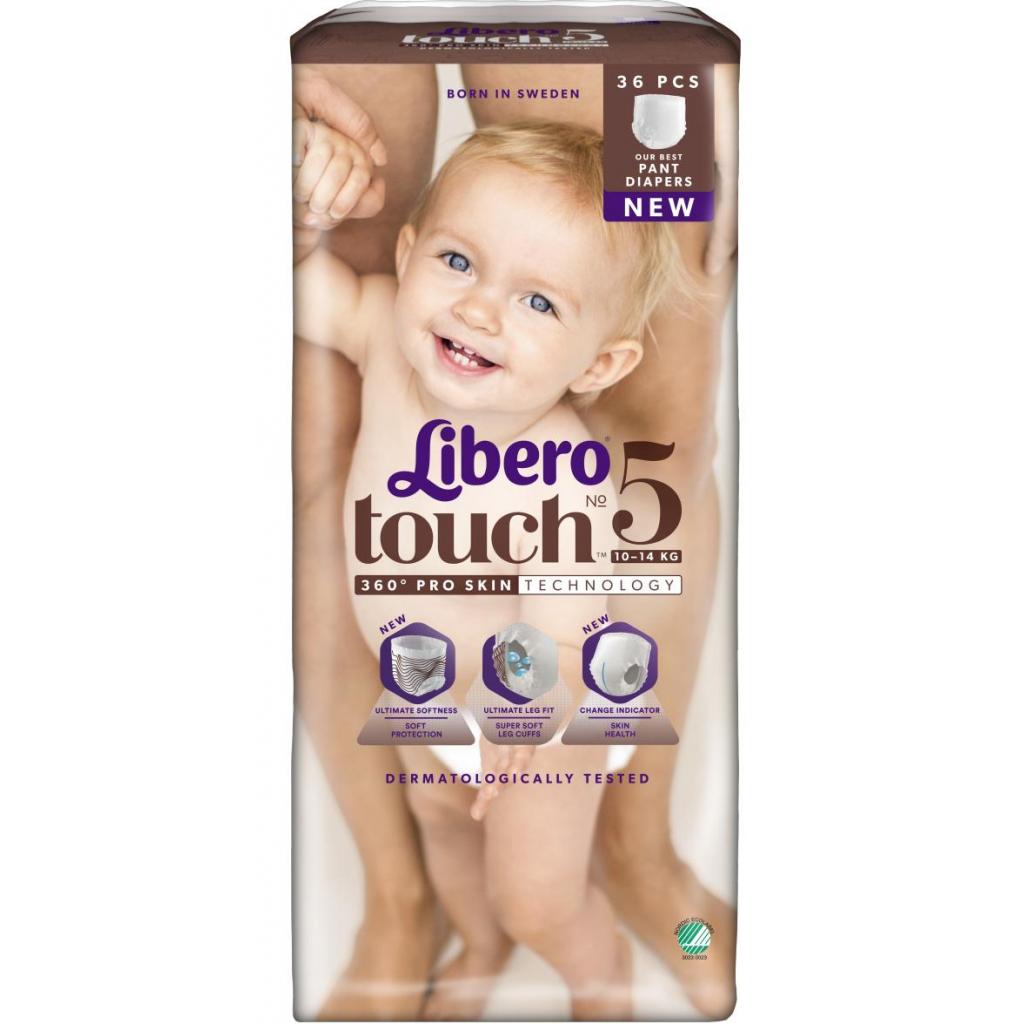 Підгузки Libero Touch 5 (10-14 кг) 36 шт (7322540770230) - зображення 2