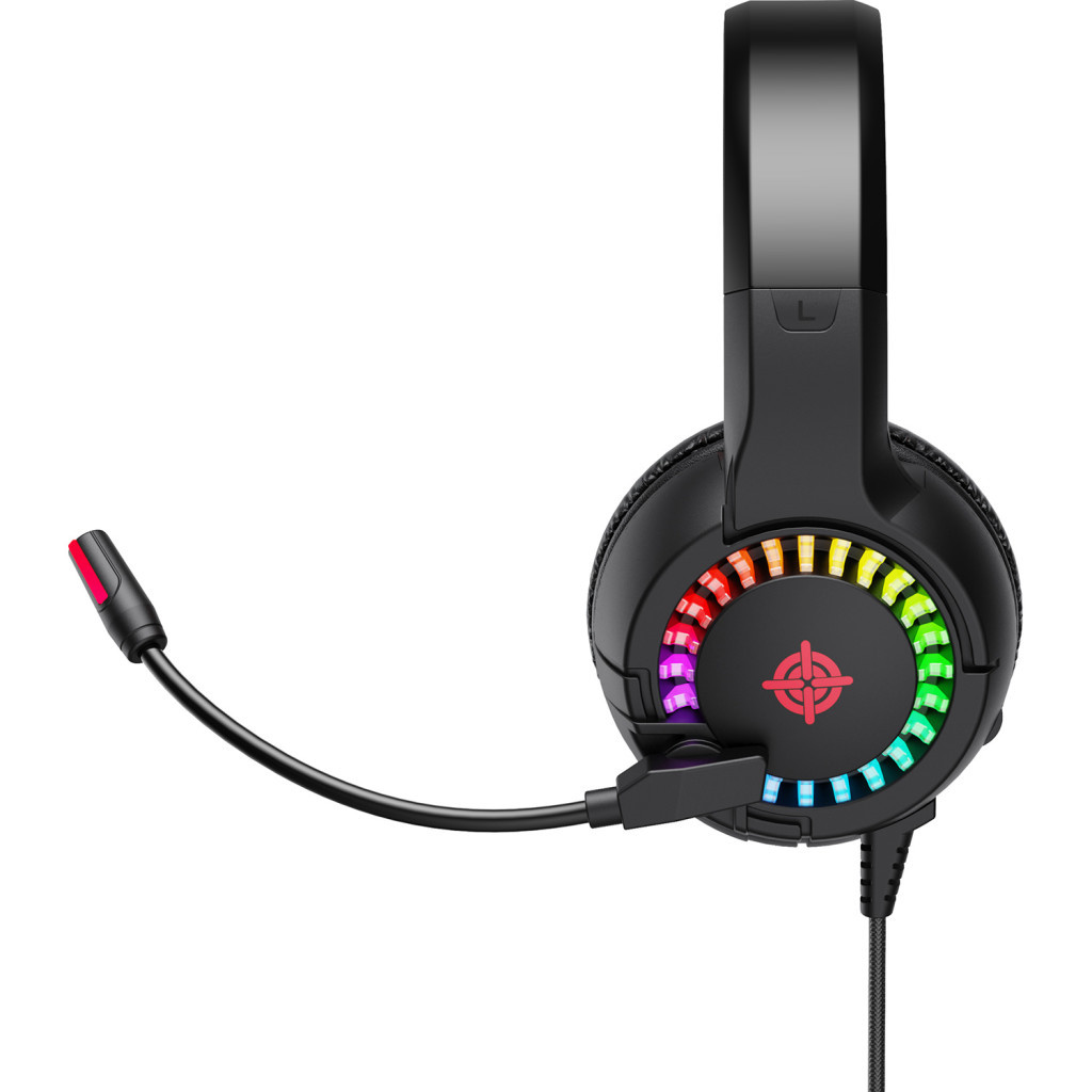 Навушники GamePro HS382 RGB Black/Red - зображення 3