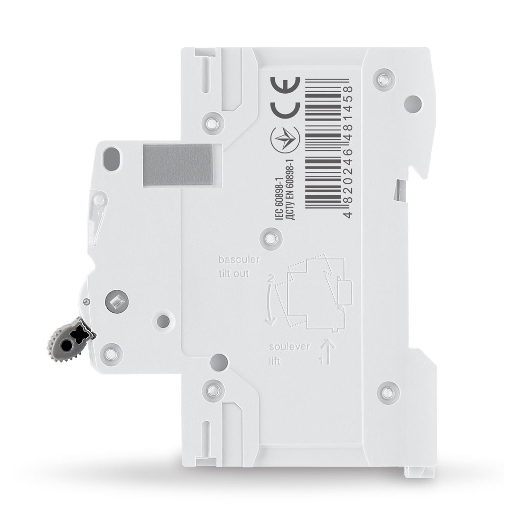 Автоматичний вимикач Videx RS6 RESIST 2п 6А 6кА С (VF-RS6-AV2C06) - изображение 3