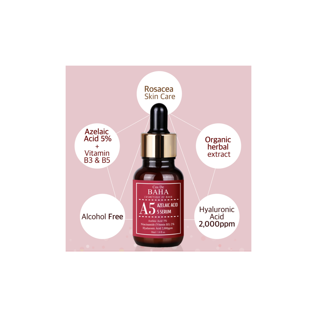 Сироватка для обличчя Cos De BAHA A5 Azlaic Acid 5% Serum 30 мл (8809240319109) - изображение 3
