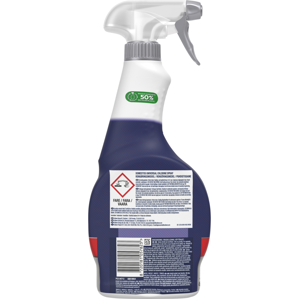 Спрей для чищення ванн Domestos універсальний 450 мл (8710447181591/8720181057823) - изображение 2