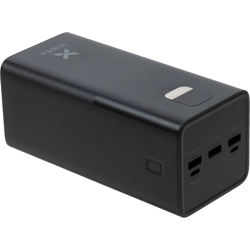 Батарея універсальна Vinga 50000 mAh 22.5W Display Black (VPBB5022) - зображення 6