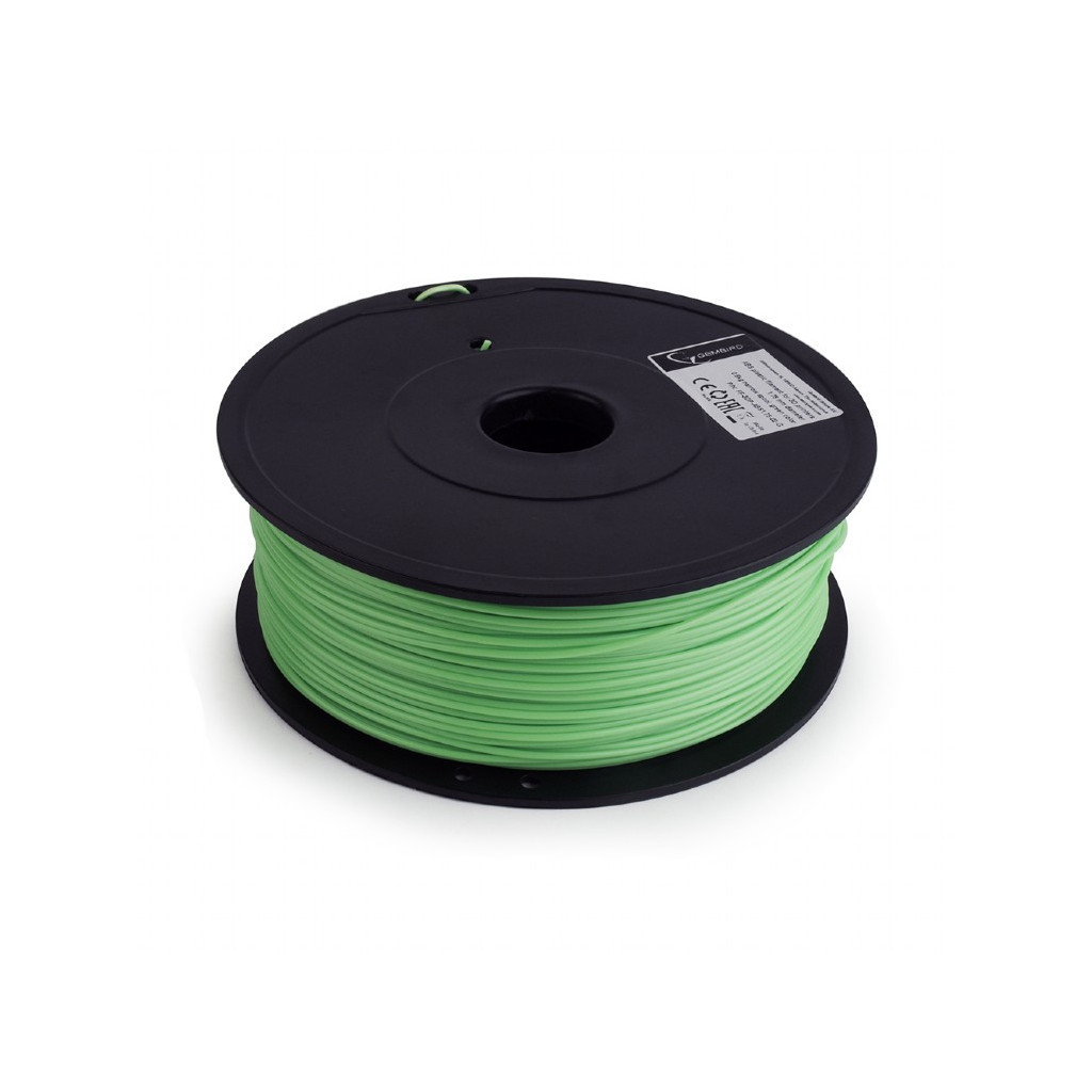 Пластик для 3D-принтера Gembird ABS, 1.75 мм, 0.6 kg, green (3DP-ABS1.75-02-G) - зображення 3