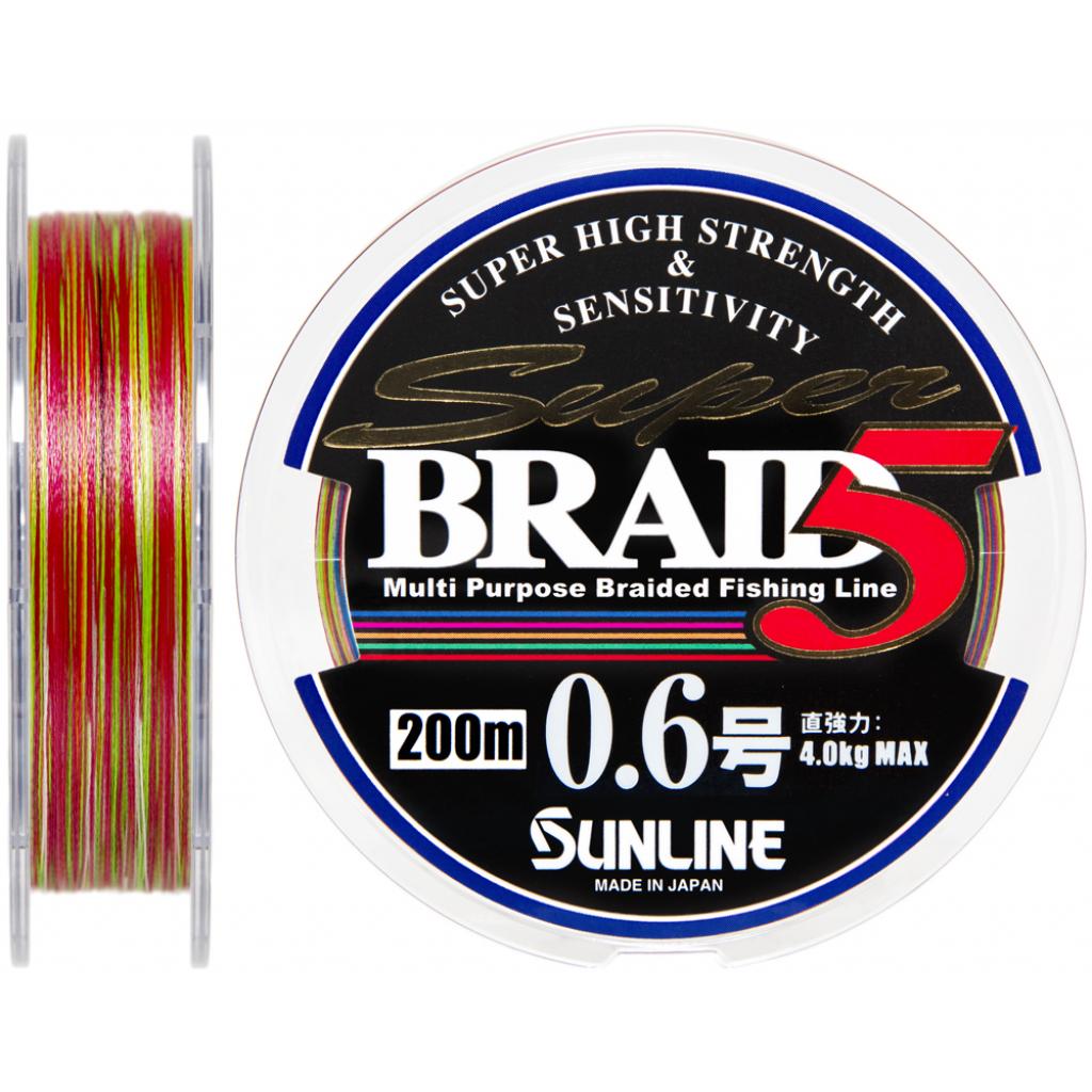 Шнур Sunline Super Braid 5 200m #0.6/0.128мм 4кг (1658.05.82) - зображення 1