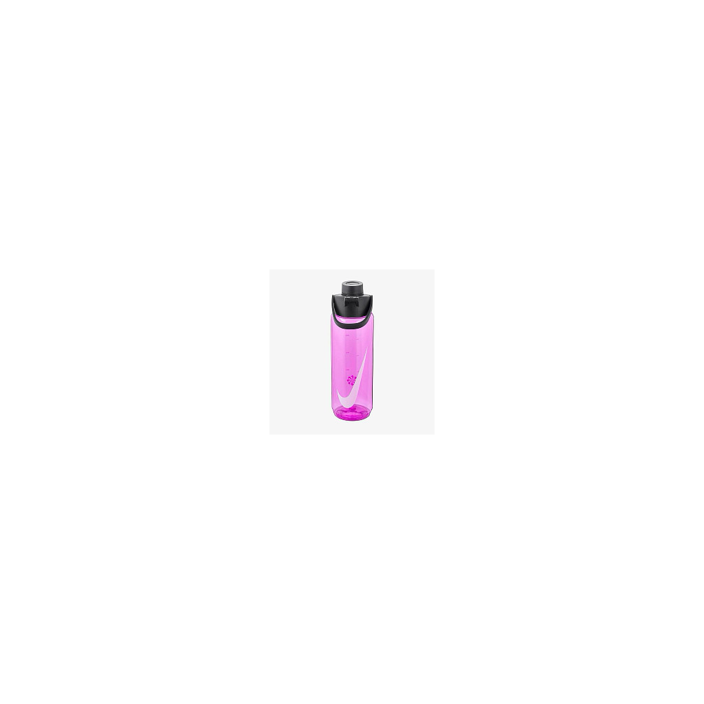 Пляшка для води Nike TR Renew Recharge Chug Bottle 24 OZ рожевий, чорний, білий 709 мл N.100.7636.644.24 (887791733290) - зображення 3